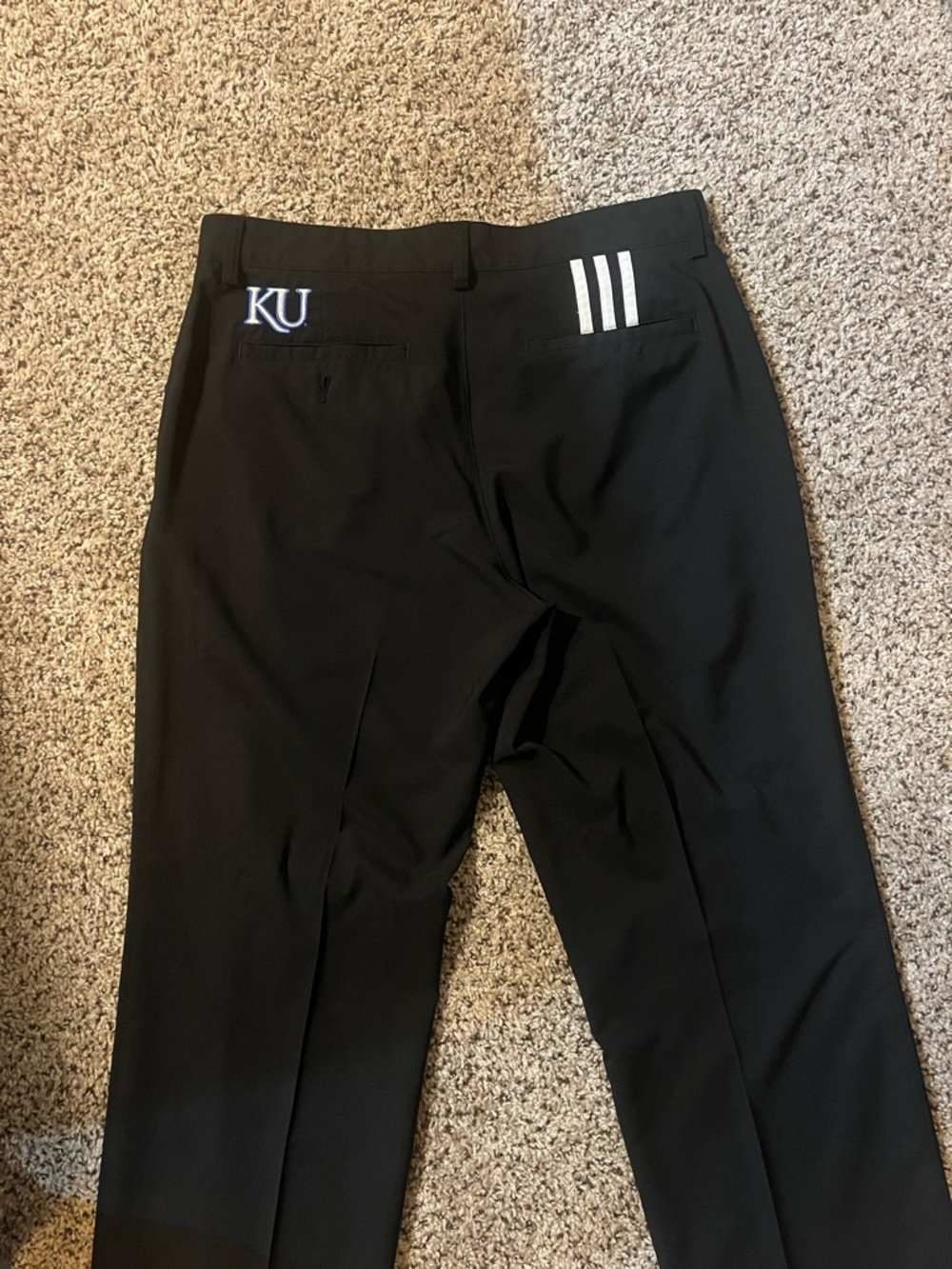 Official Men’s KU Adidas Golf Pants